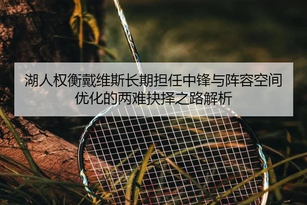 湖人权衡戴维斯长期担任中锋与阵容空间优化的两难抉择之路解析